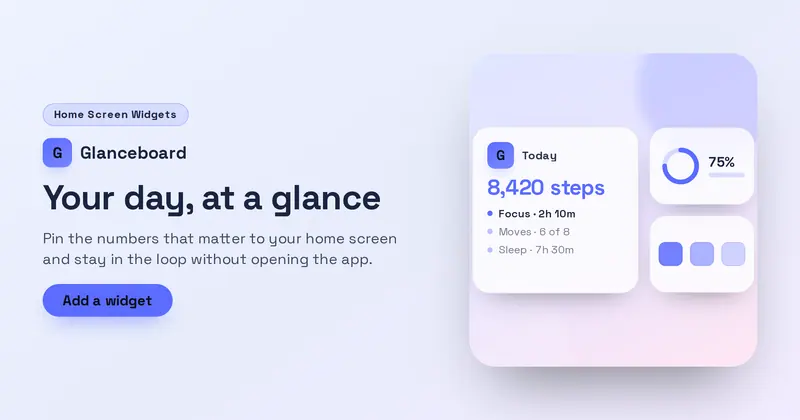 App Widget Open Graph image template