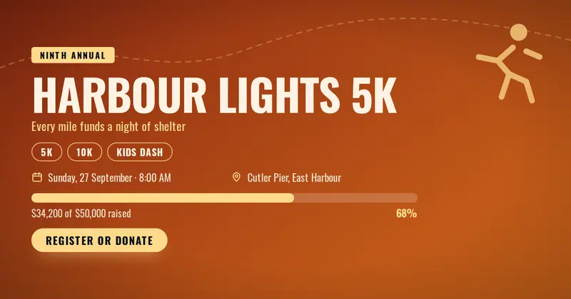 Charity Run Open Graph image template