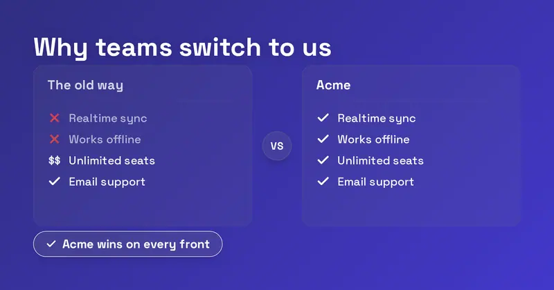 Comparison Open Graph image template