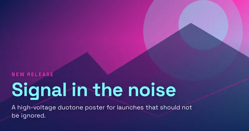 Duotone Open Graph image template