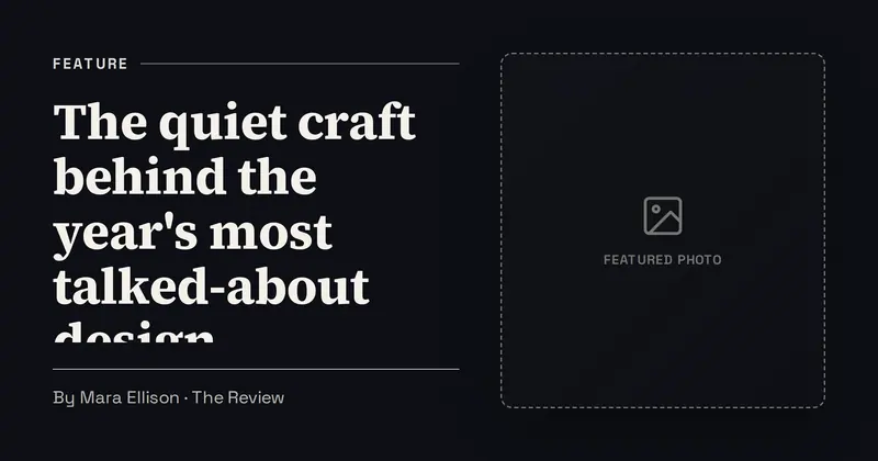 Editorial Open Graph image template