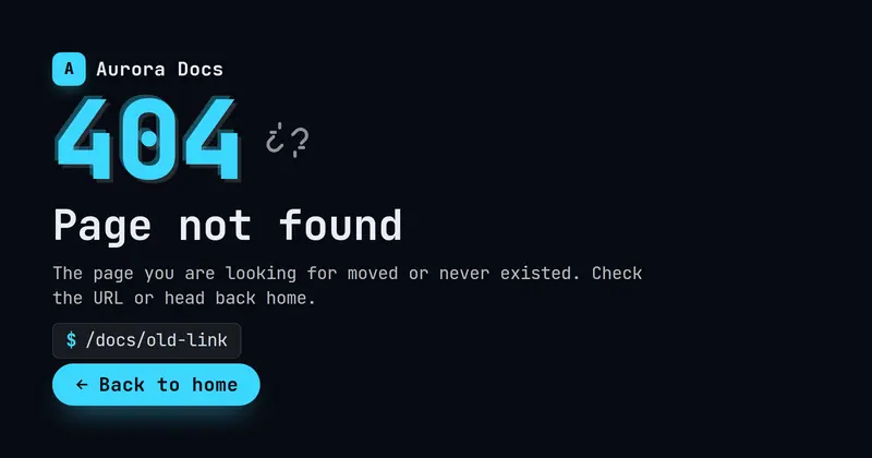 Error Page Open Graph image template