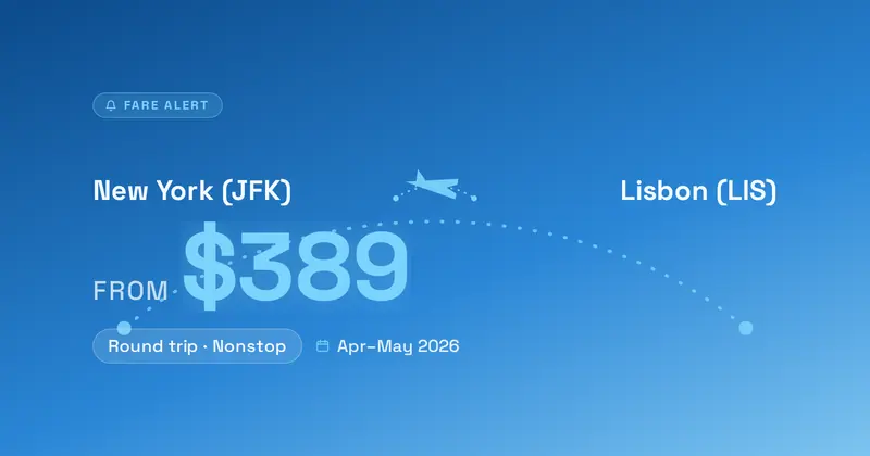 Flight Deal Open Graph image template
