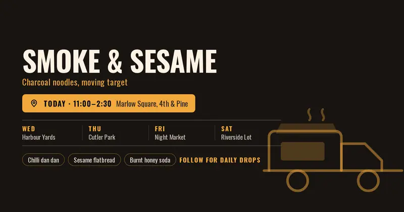 Food Truck Open Graph image template