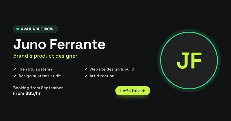 Available for Work Open Graph image template