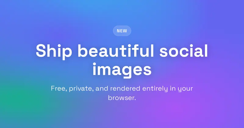 Gradient Mesh Open Graph image template