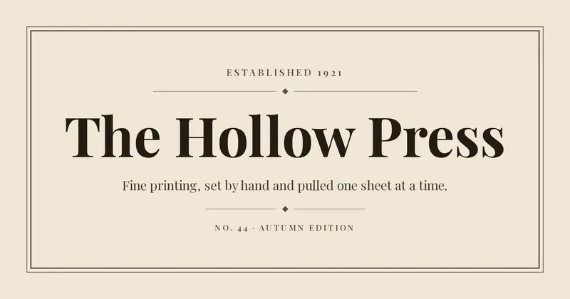 Letterpress Open Graph image template