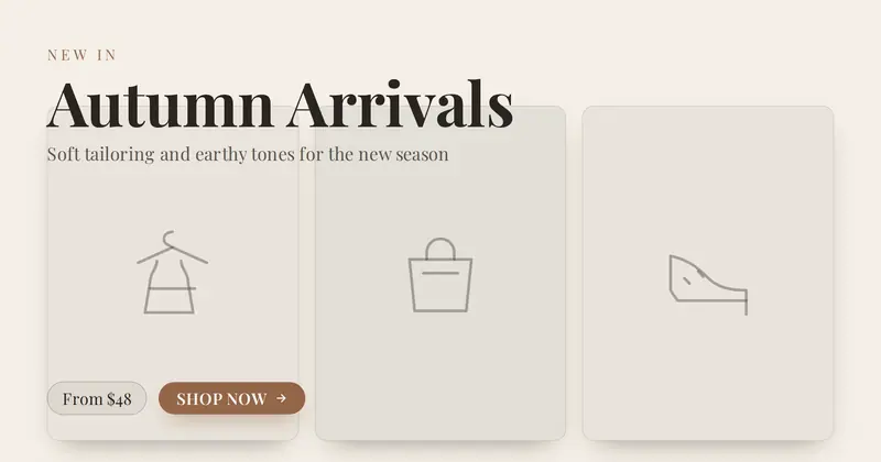 New Arrivals Open Graph image template