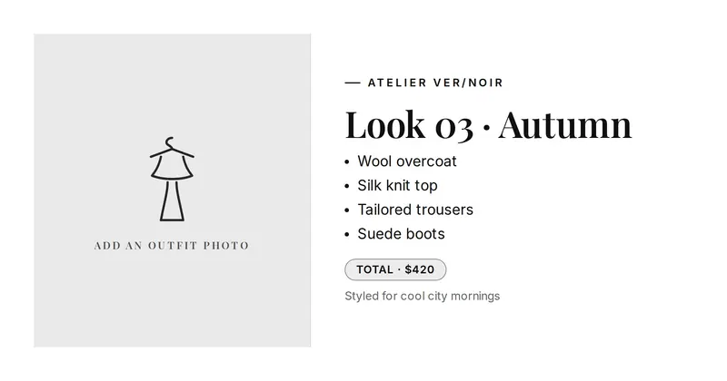 Outfit of the Day Open Graph image template