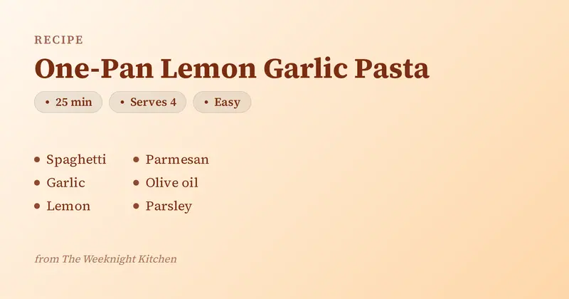 Recipe Open Graph image template