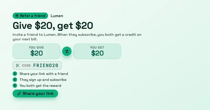 Referral Open Graph image template