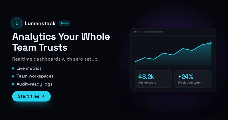 SaaS Dark Open Graph image template