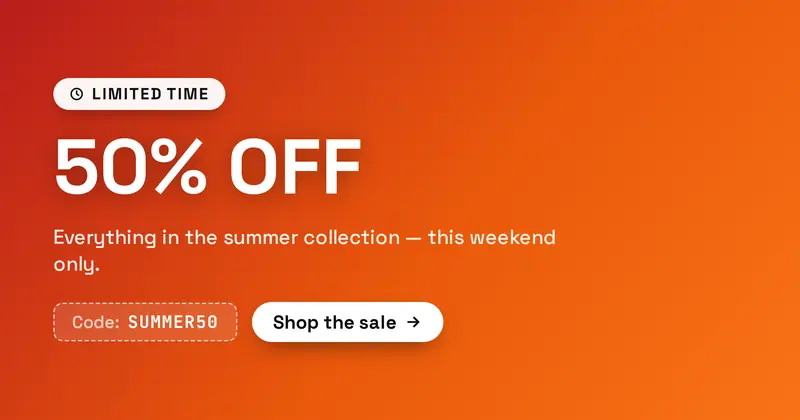 Sale Open Graph image template