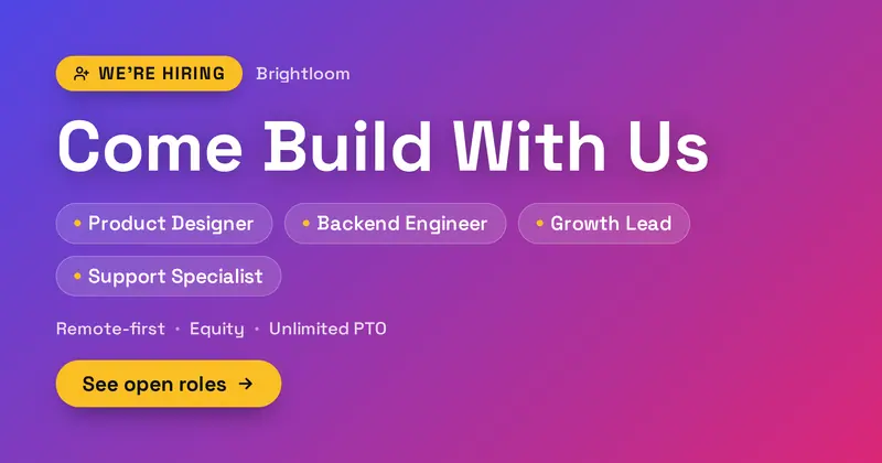 We're Hiring Open Graph image template